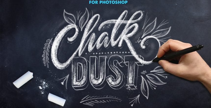 Kreide Pinsel für Photoshop -Chalk Brush for Adobe Photoshop