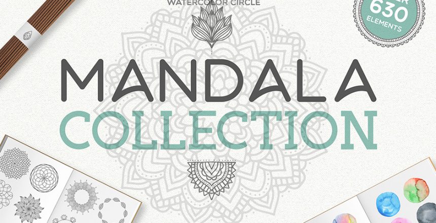 Mandala Vektor Illustrationen zum Download - Ressourcen und Tools für Designer